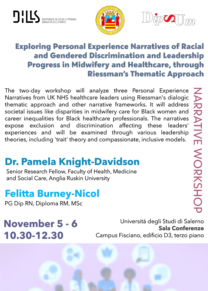 (Day 2) Personal Experience Narratives of Racial and Gendered Discrimination and Progress in Midwifery/Healthcare: Employing Riessman’s Thematic Approach