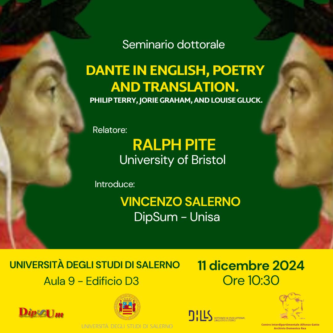 Dante in english, poetry and translation. Philip Terry, Jorie Graham and Louise Gluck